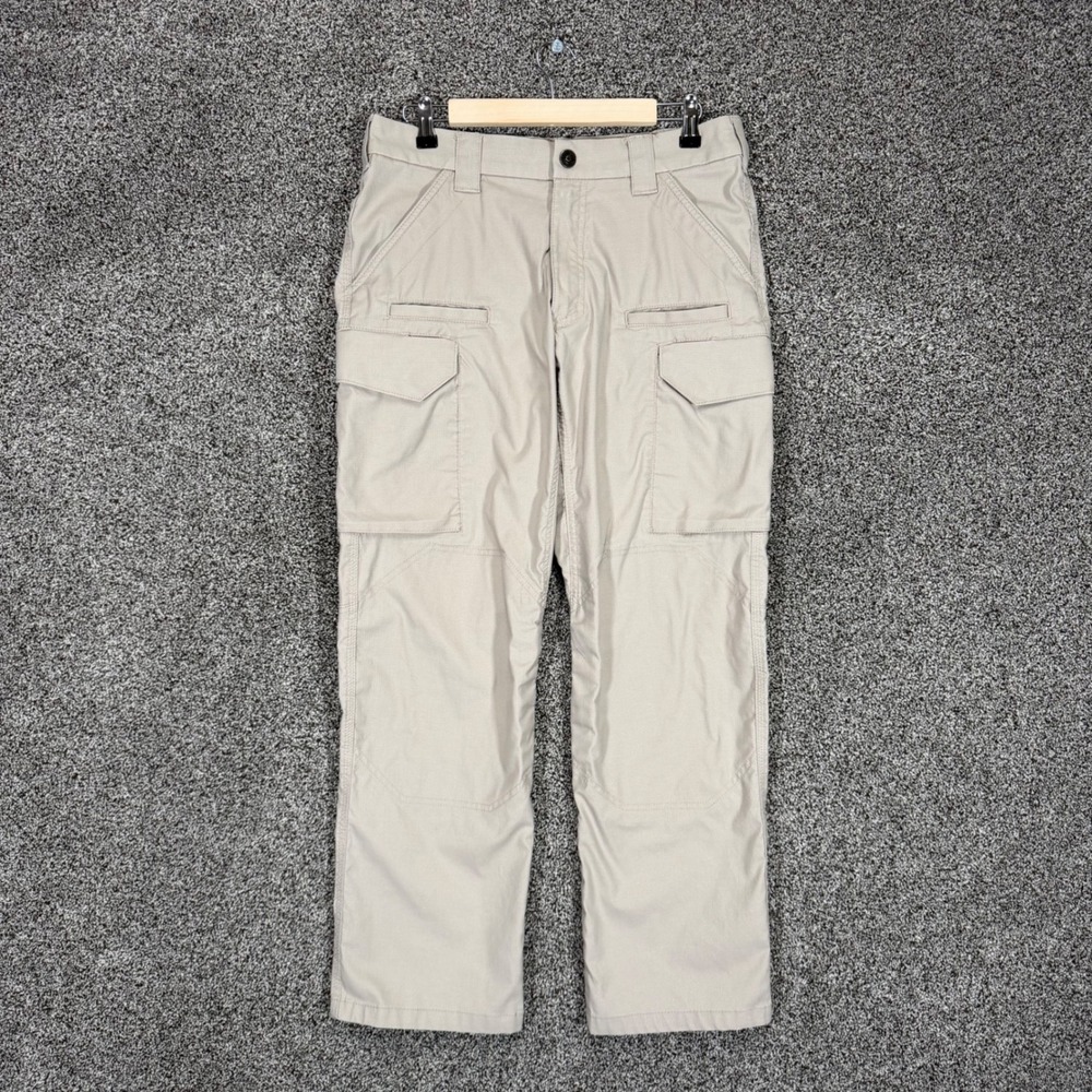 First Tactical V2 Pants Mens 32/30 Beige Ripstop Cargo Utility Workwear Gorpcore